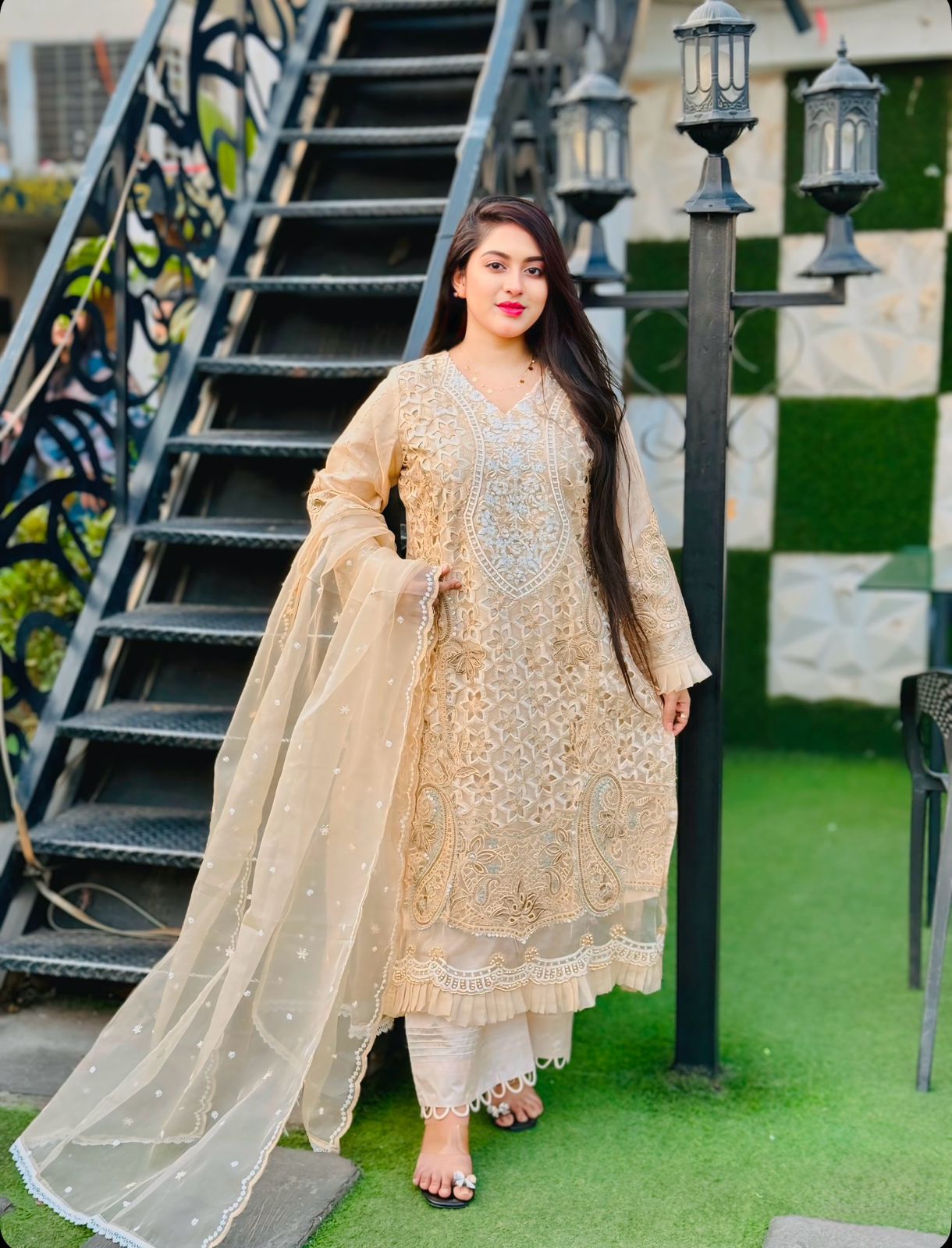 অরিজিনাল অর্গেনজা থ্রিপিস