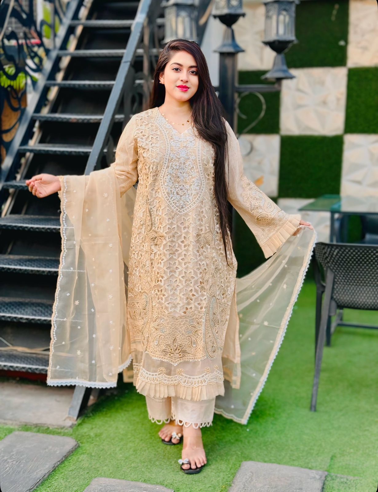 অরিজিনাল অর্গেনজা থ্রিপিস